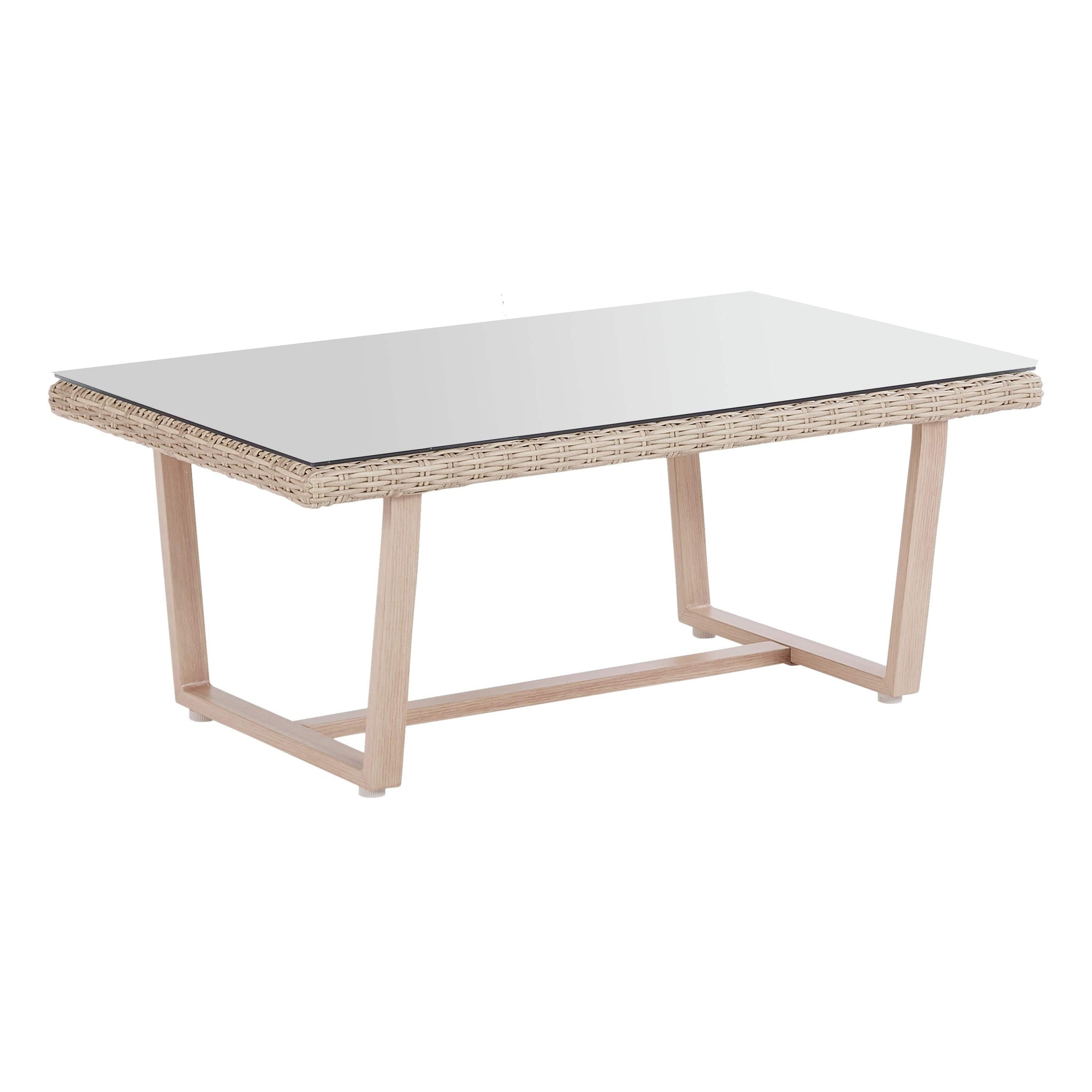 Bricocenter SET MEDENA 5 POSTI NATERIAL CON TAVOLO 60X100 SOFA 3 POSTI E 2 POLTRONE MIDOLLINO SINTETIC