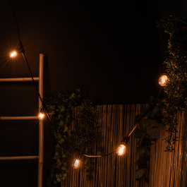 SEGOYA GARLAND BLACK 5MT 10XE27=15W IP44