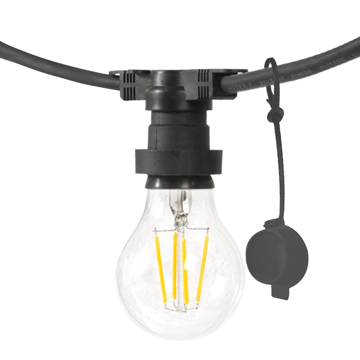 Bricocenter GHIRLANDA SEGOYA NERO 5MT 10XE27=15W IP44