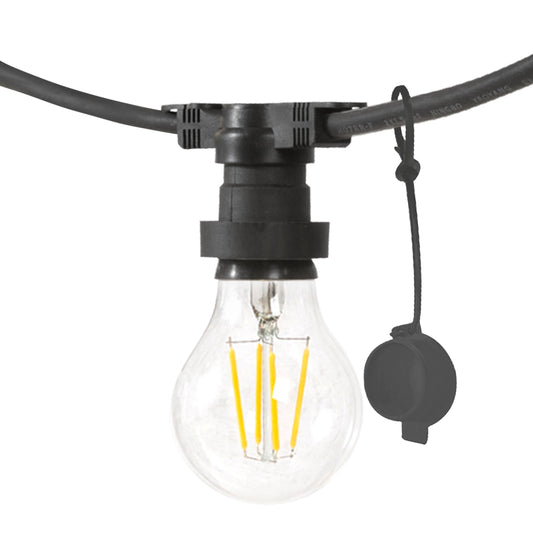Bricocenter GHIRLANDA SEGOYA NERO 5MT 10XE27=15W IP44