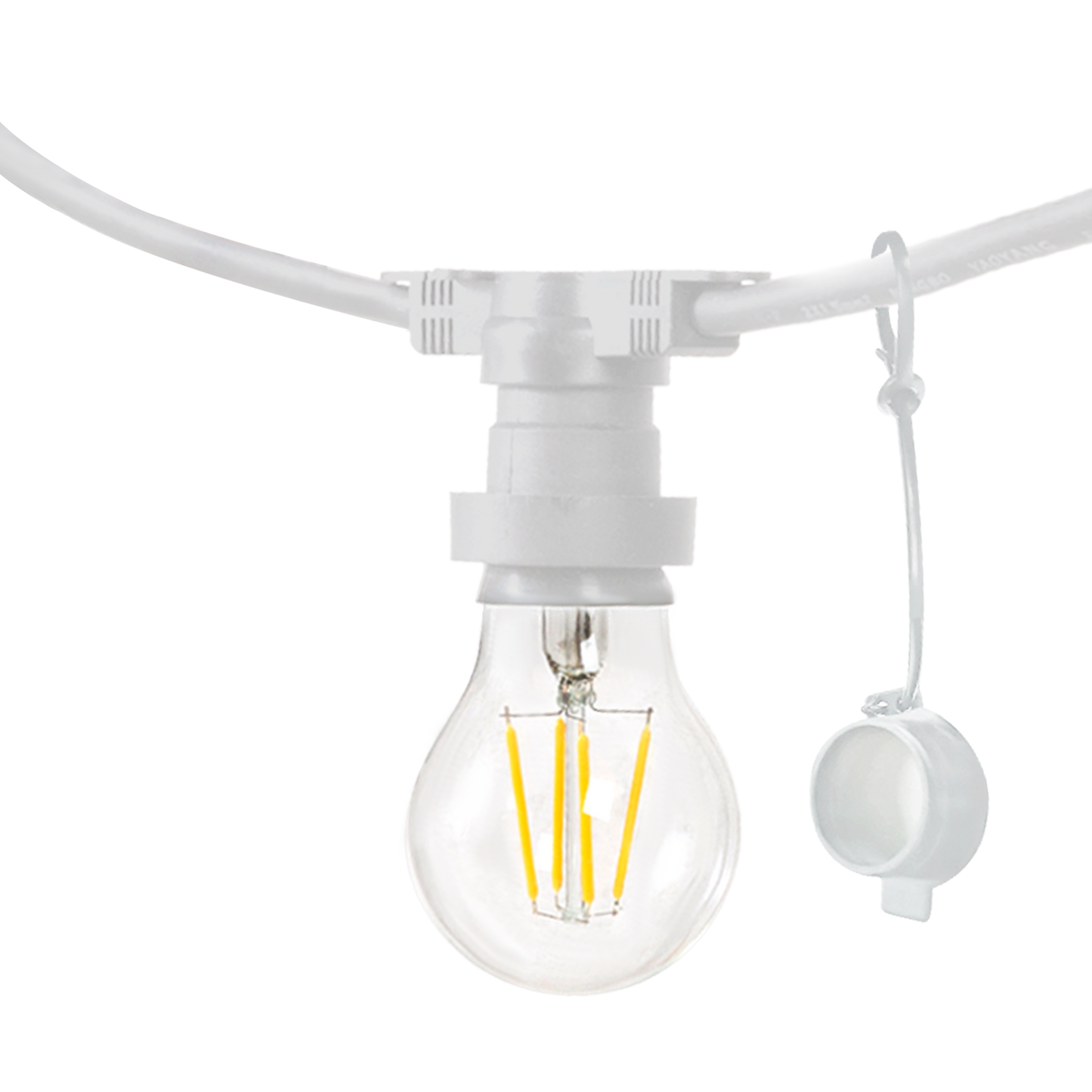 SEGOYA GARLAND WHITE 5MT 10XE27=15W IP44