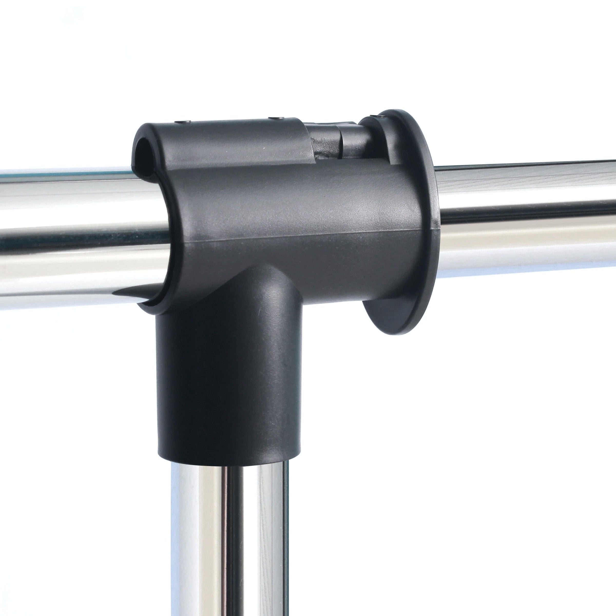Bricocenter DOUBLE METAL STAND L 79,5-120 P53,5 H 100-172 CHROME-PLATED