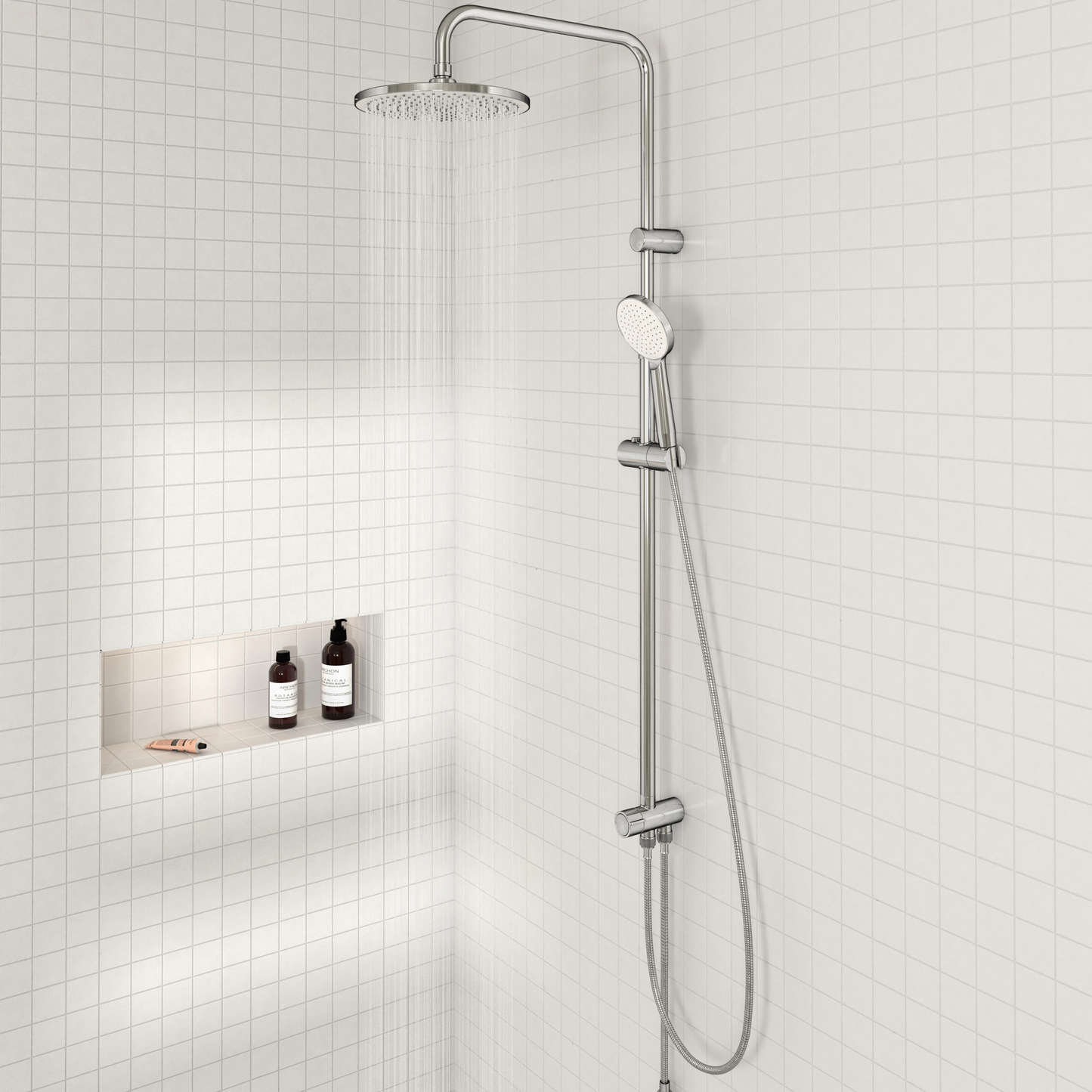 ESSENTIAL CHROME SHOWER KIT