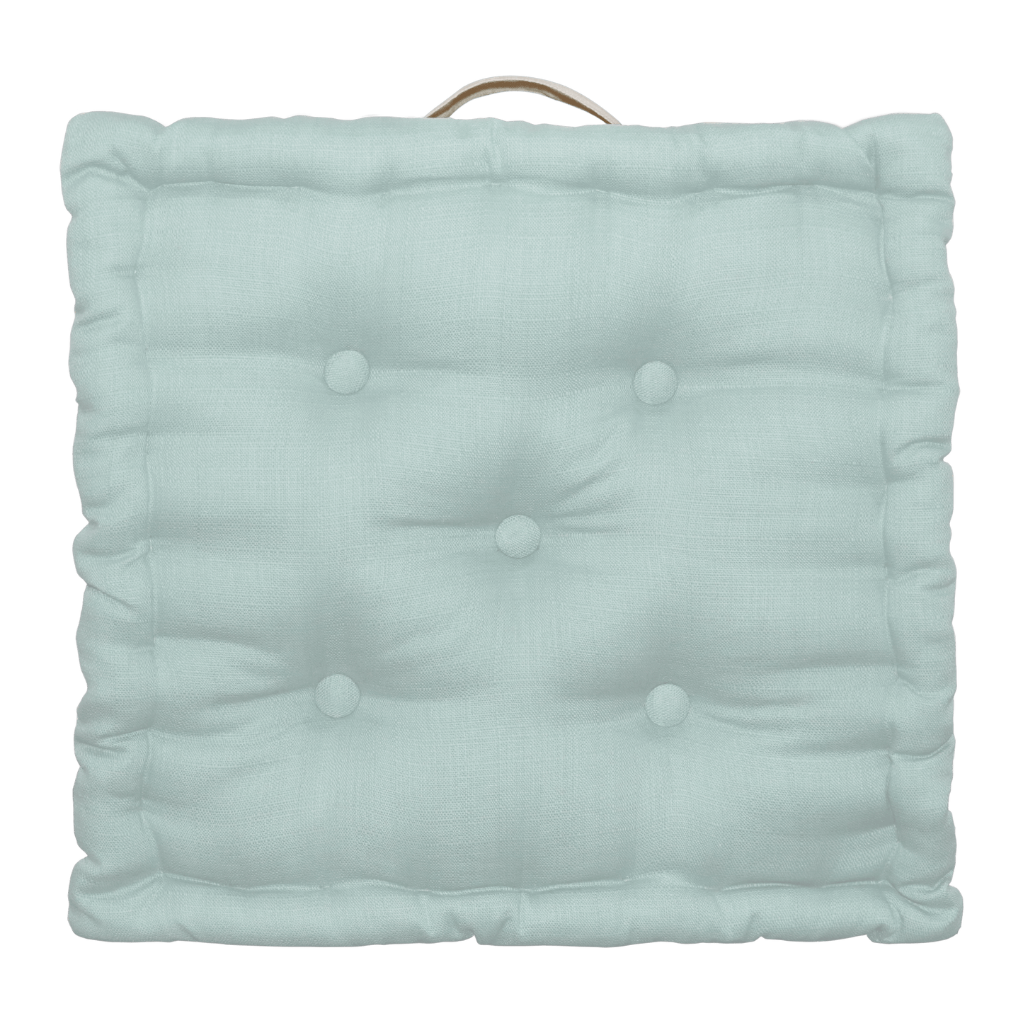 Bricocenter LEYA SAGE GREEN MATTRESS PILLOW 40X40X10 CM ORGANIC COTTON