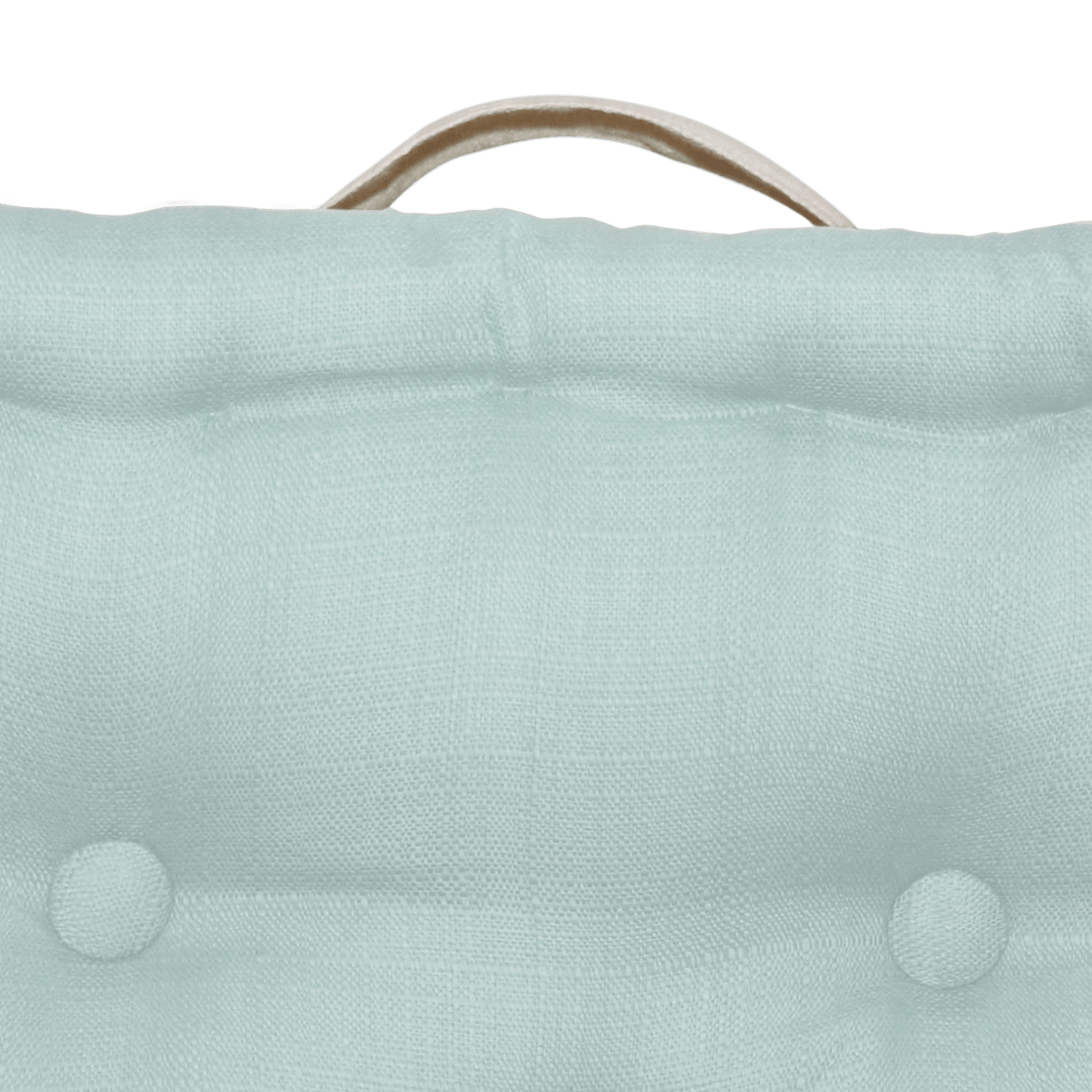 Bricocenter LEYA SAGE GREEN MATTRESS PILLOW 40X40X10 CM ORGANIC COTTON