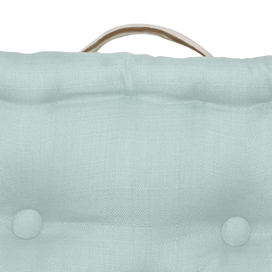Bricocenter LEYA SAGE GREEN MATTRESS PILLOW 40X40X10 CM ORGANIC COTTON