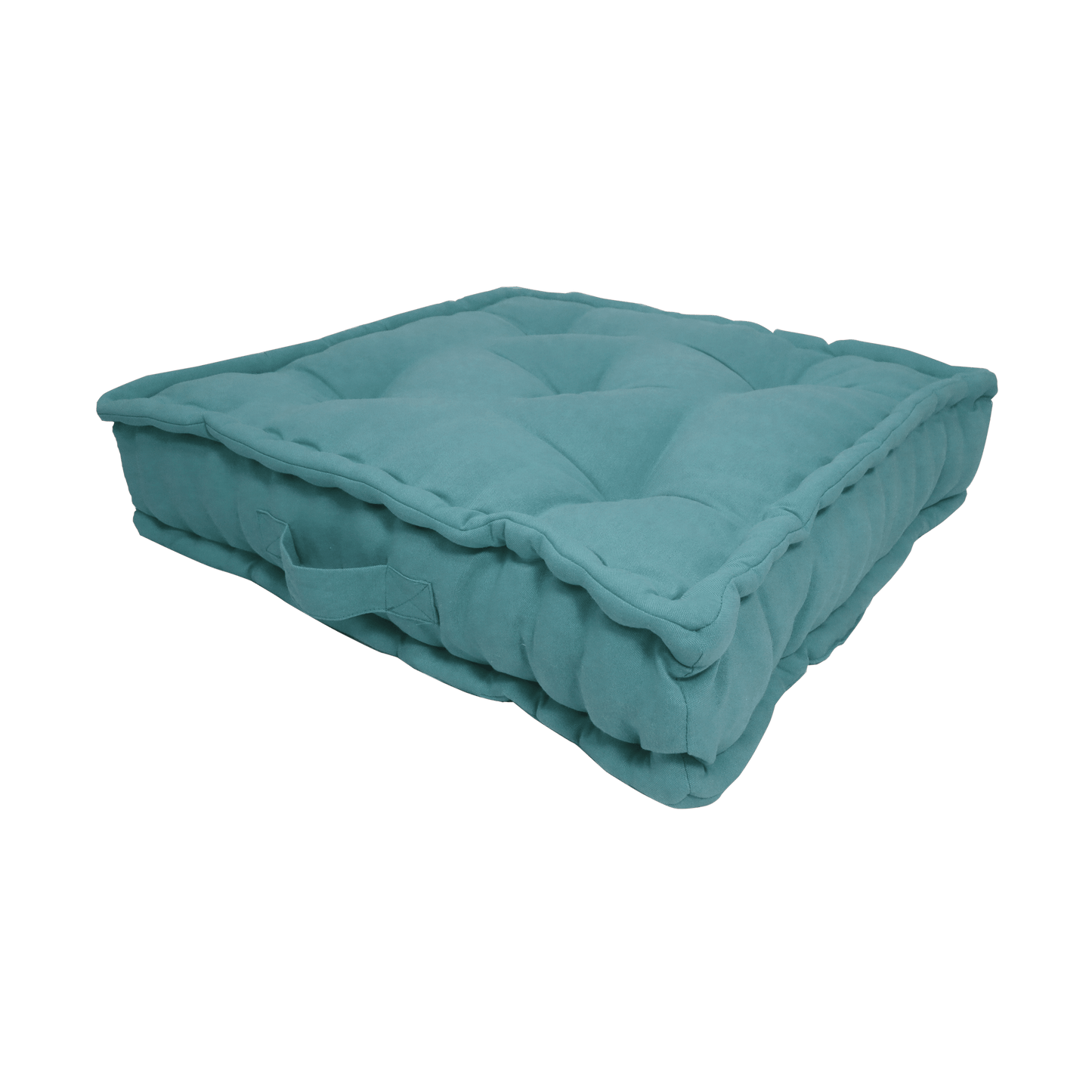 Bricocenter LUCK MATTRESS CUSHION AQUA GREEN 40X40X10 CM