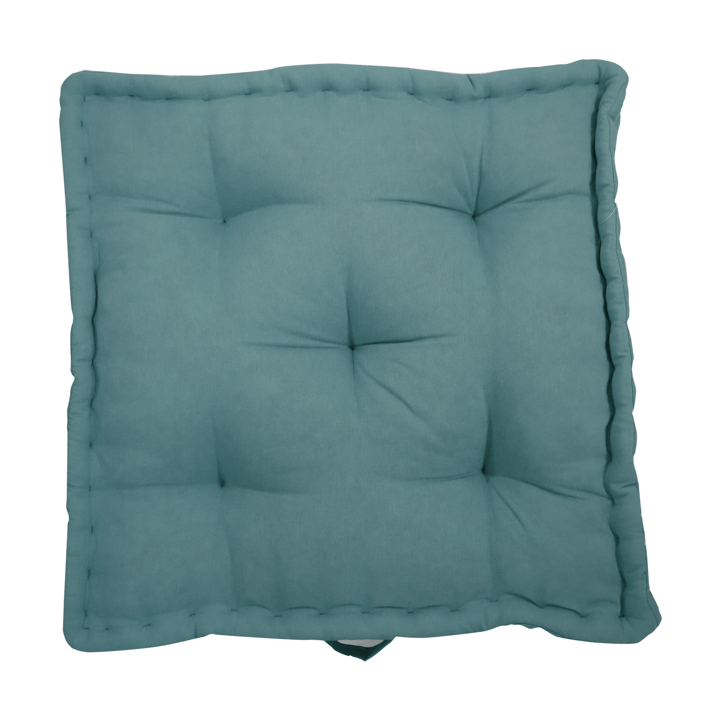 Bricocenter LUCK MATTRESS CUSHION AQUA GREEN 40X40X10 CM