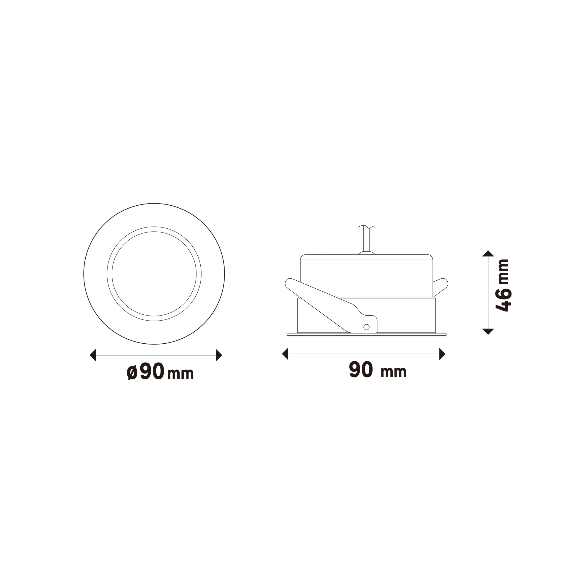 Bricocenter RECESSED SPOTLIGHT LINDI ALUMINUM WHITE D8.3 CM LED 6W NATURAL LIGHT ADJUSTABLE IP65