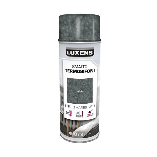 Bricocenter SPRAY TERMOSIFONI GRIGIO MARTELLATO 400ML LUXENS