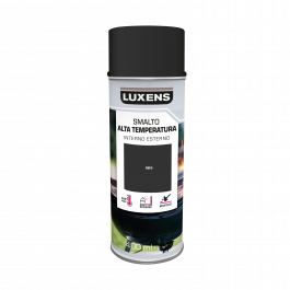 HIGH TEMPERATURE SPRAY MATT BLACK 400ML LUXENS