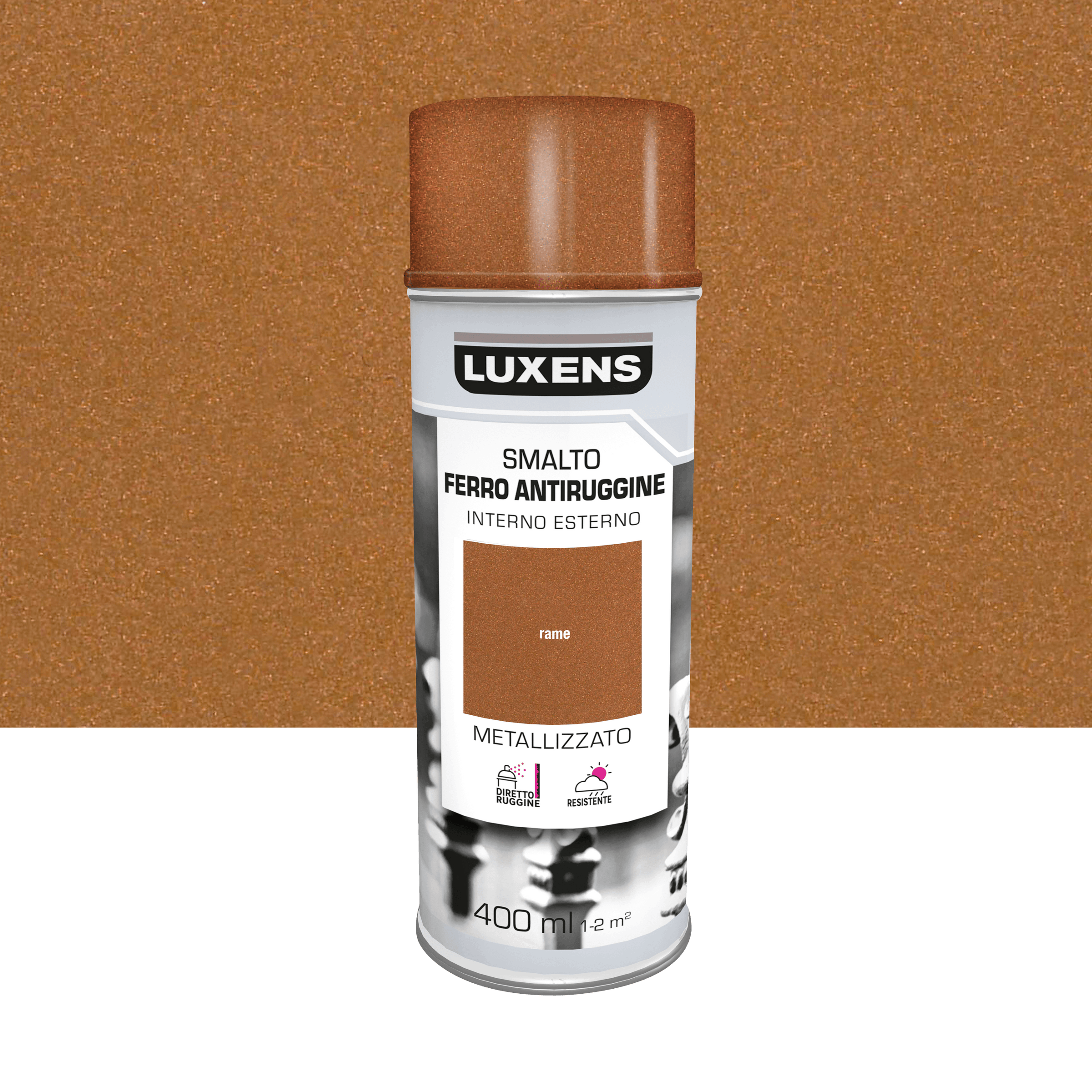 Bricocenter ANTI-RUST COPPER METALIZED SPRAY 400 ML LUXENS