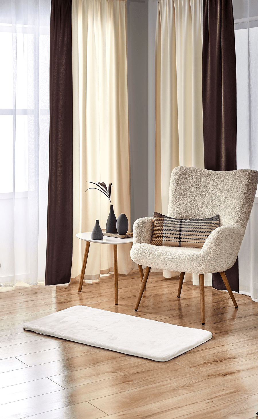 Bricocenter TAPPETO BIANCA CREMA 60x110 CM POLIESTERE