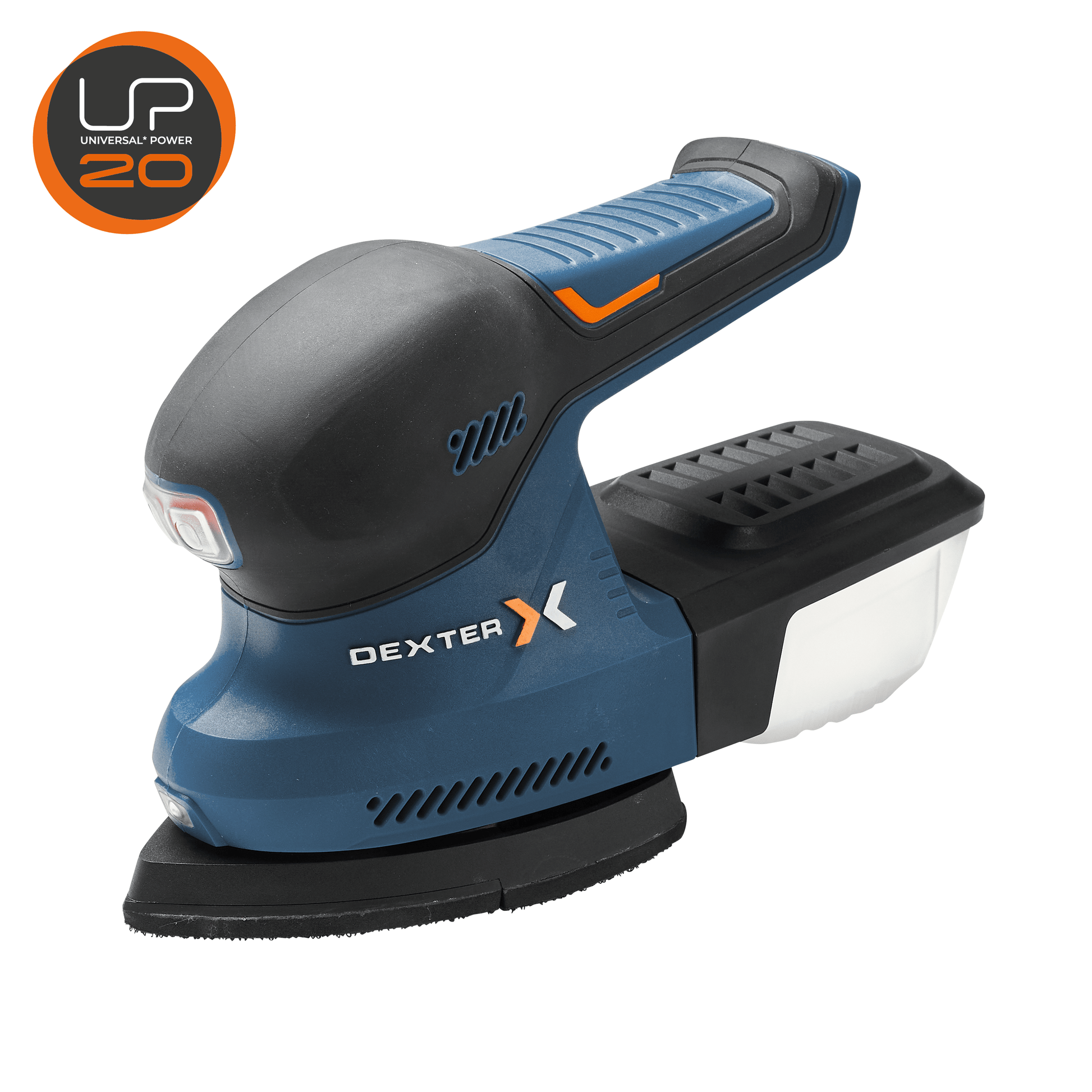 Bricocenter DEXTER 20V MOUSE SANDER, WITHOUT BATTERY AND CHARGER