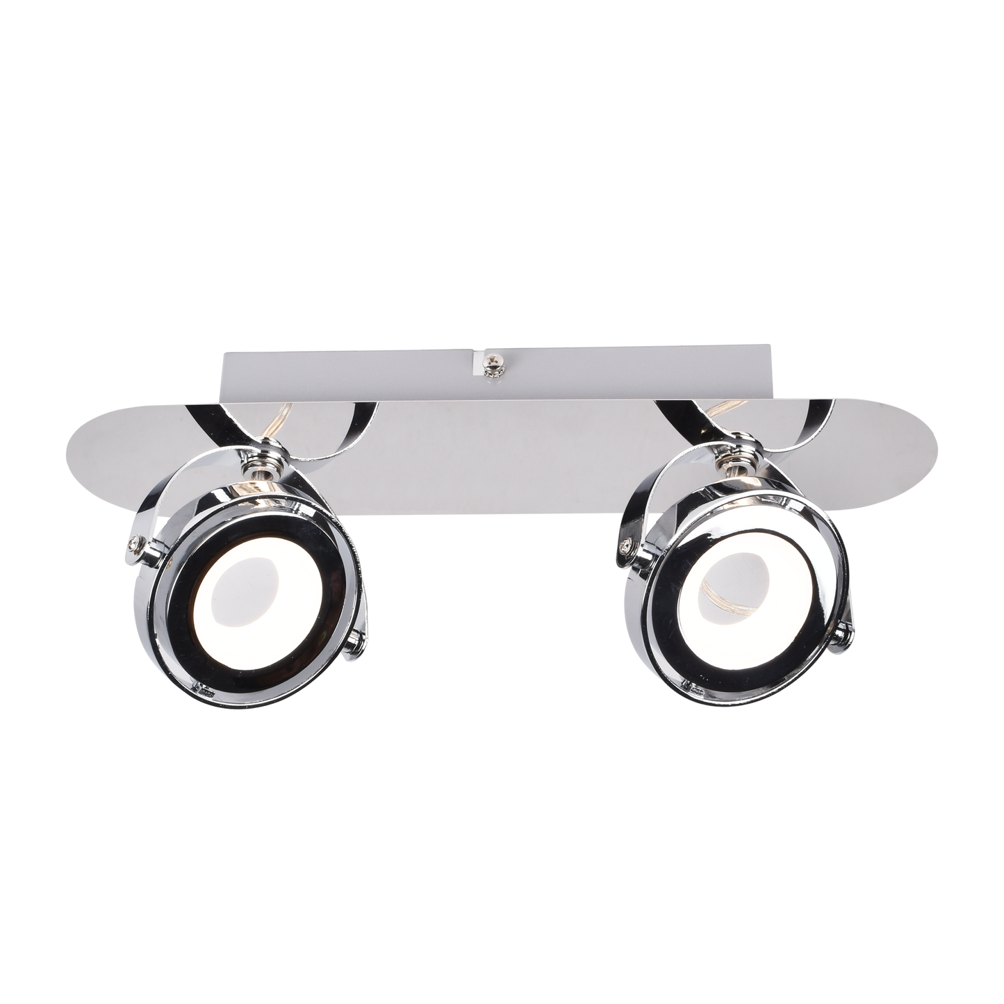 XENA METAL CHROME LED SPOTLIGHTS 2X5W NATURAL LIGHT