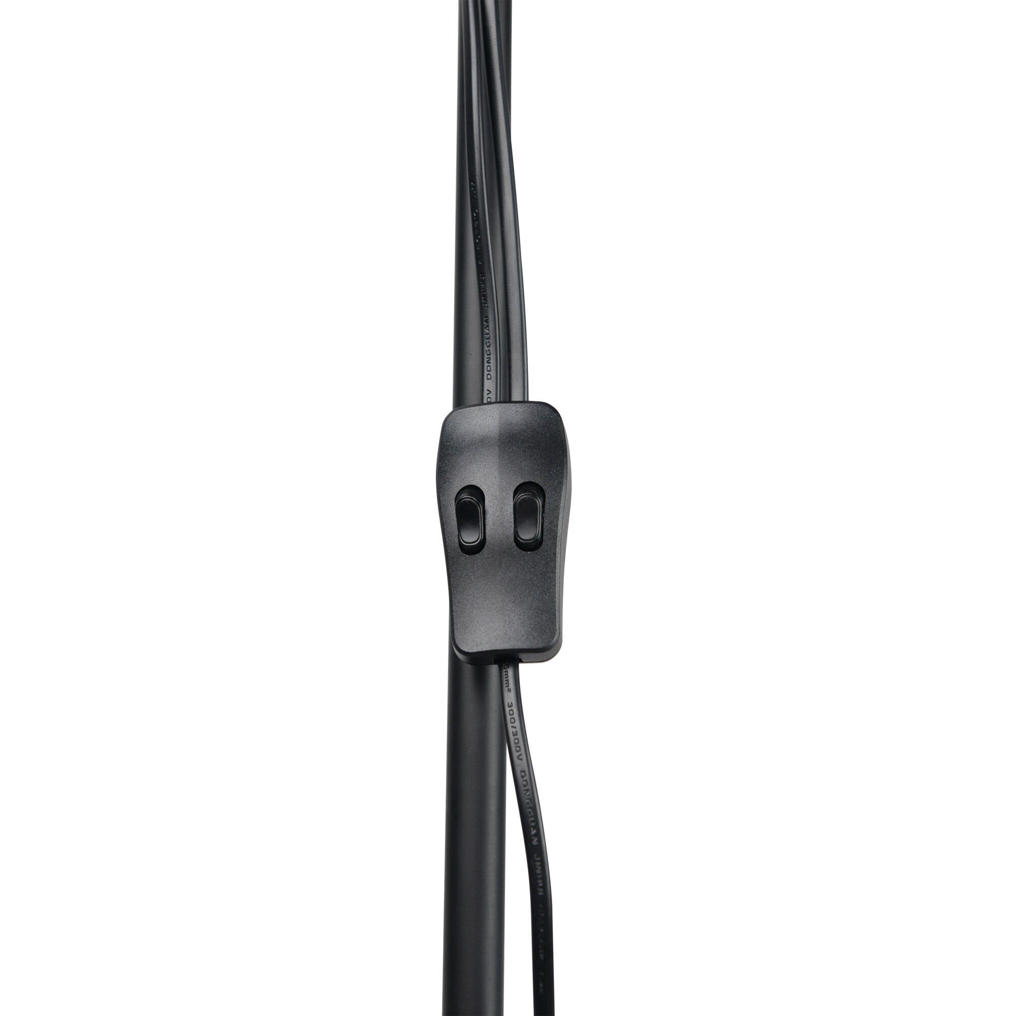 DHALIA FLOOR LAMP METAL BLACK 25.4X190CM3