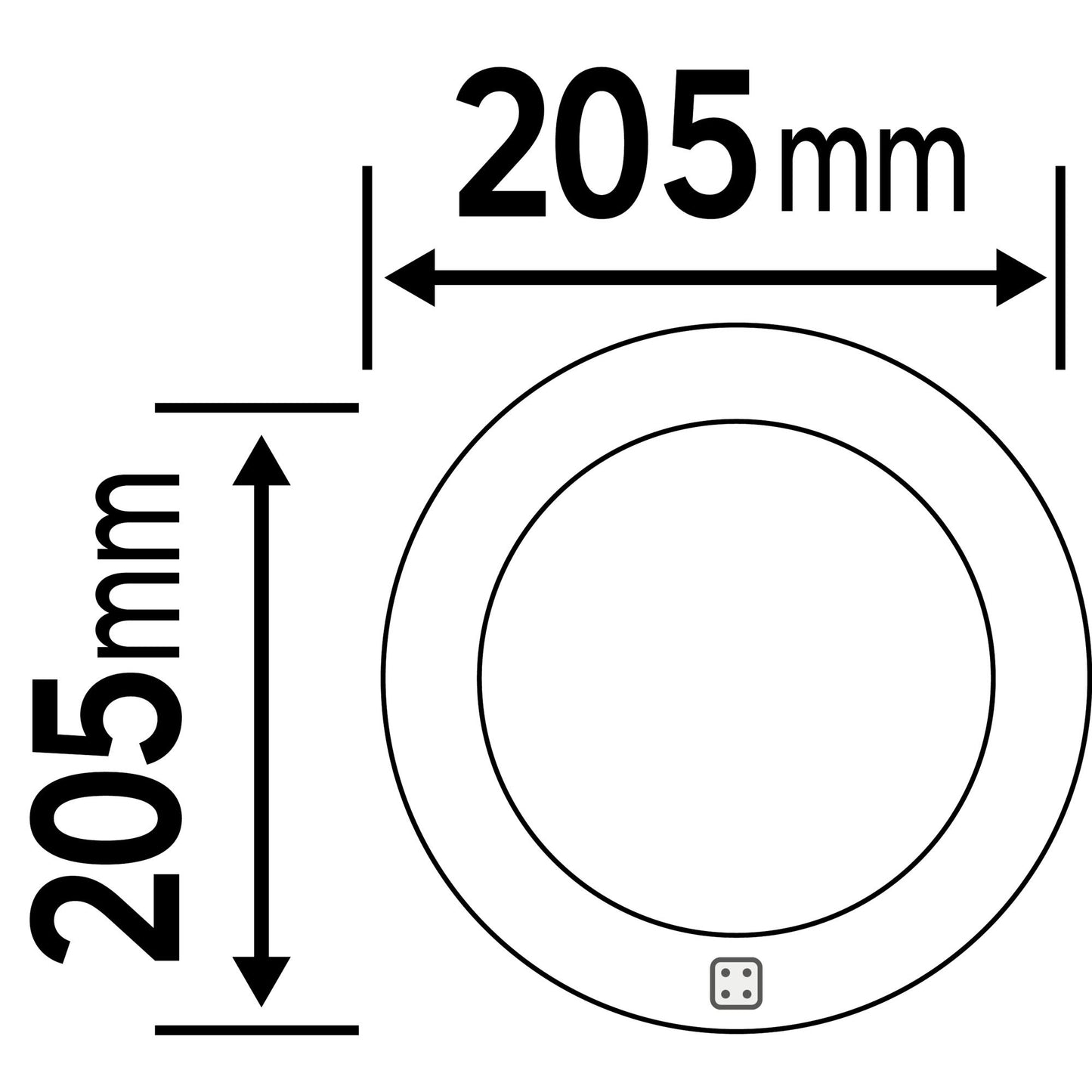 CIRCULAR LED G10Q 11W 30MM NATURAL LIGHT