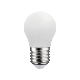 LED BULB E27=60W FROSTED SPHERE WARM LIGHT