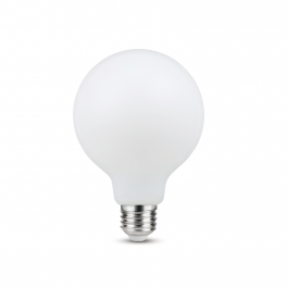 NATULIGHT LED BULB E27=60W SMALL GLOBE FROSTED COLD LIGHT
