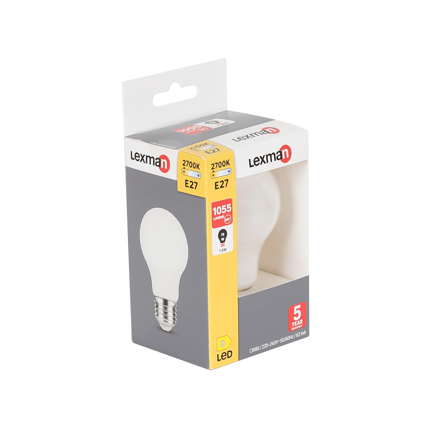 Bricocenter LED BULB E27=75W DROP FROSTED WARM LIGHT