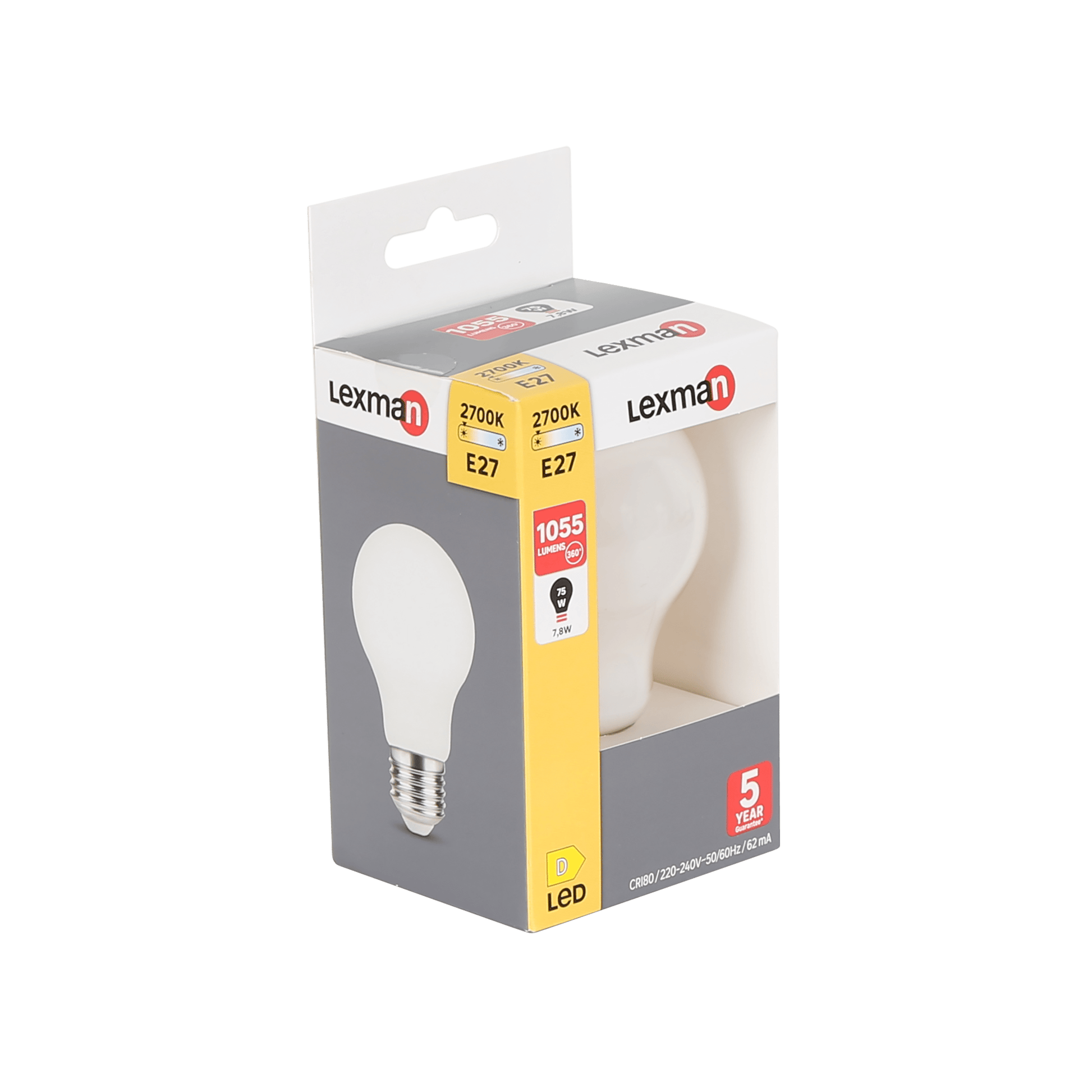 Bricocenter LED BULB E27=75W DROP FROSTED WARM LIGHT