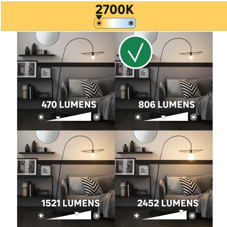 LED BULB E14=60W CANDLE FROSTED WARM LIGHT