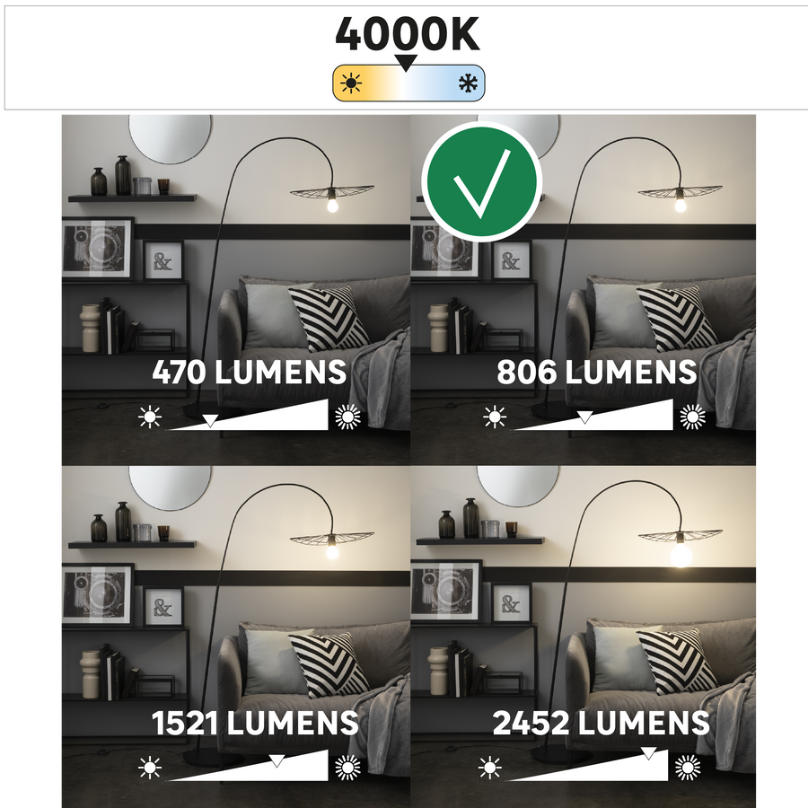 LED BULB E27=60W R80 NATURAL LIGHT