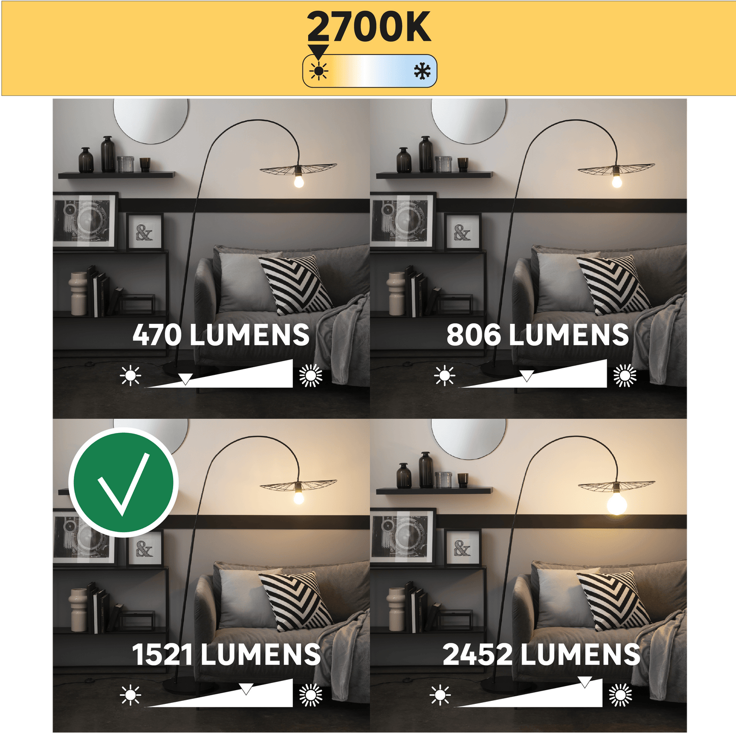 Bricocenter E27=100W FROSTED DROP LED BULB WARM LIGHT DIMMABLE