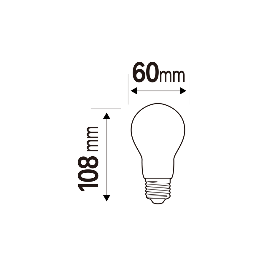 Bricocenter LED BULB E27=75W DROP NATURAL LIGHT TWILIGHT