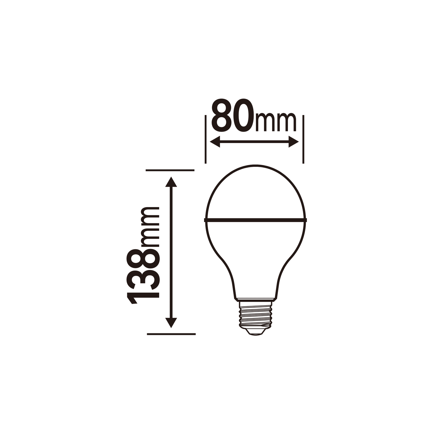 E27 5W multicoloured globe LED bulb
