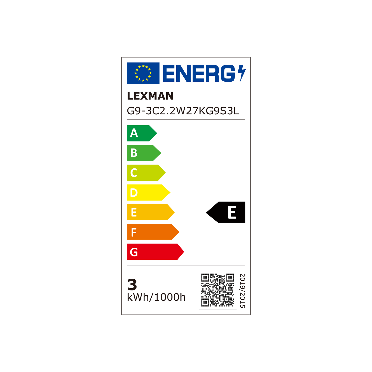 3 LED BULBS G9=25W NATURAL LIGHT