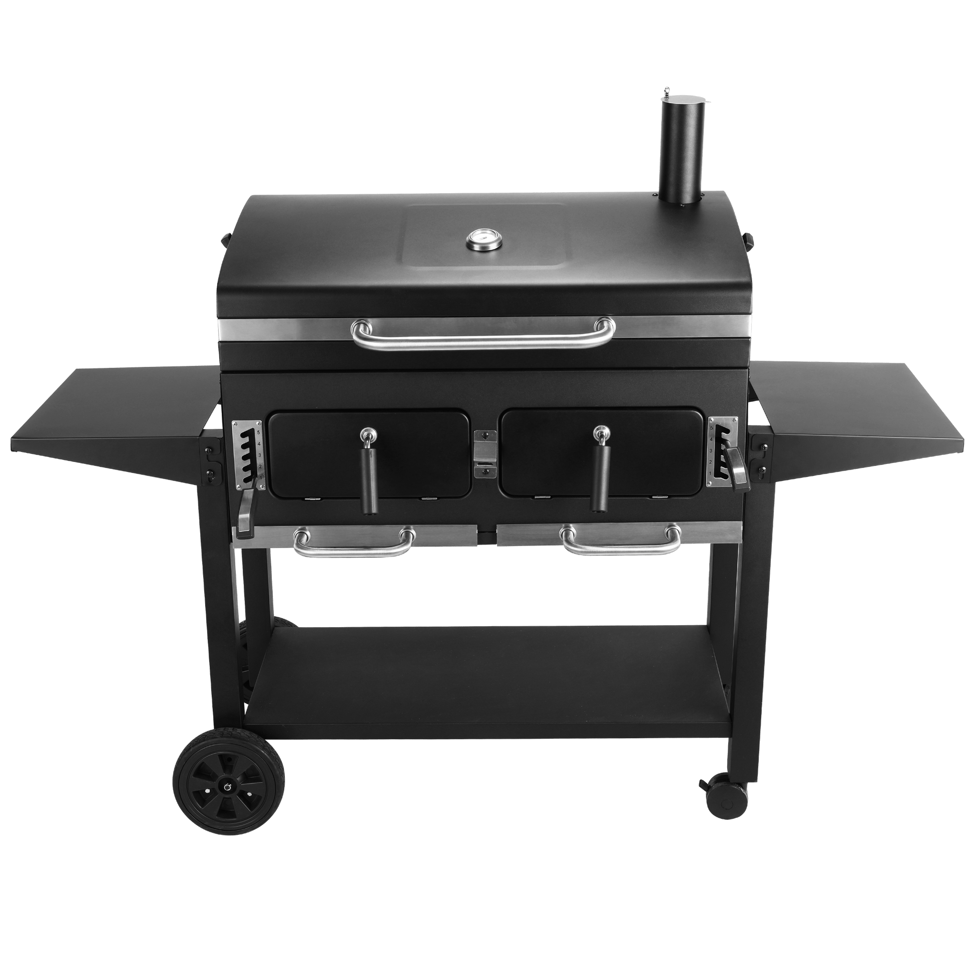 Bricocenter KING SIZE CHARCOAL BARBECUE With 2 independent burners