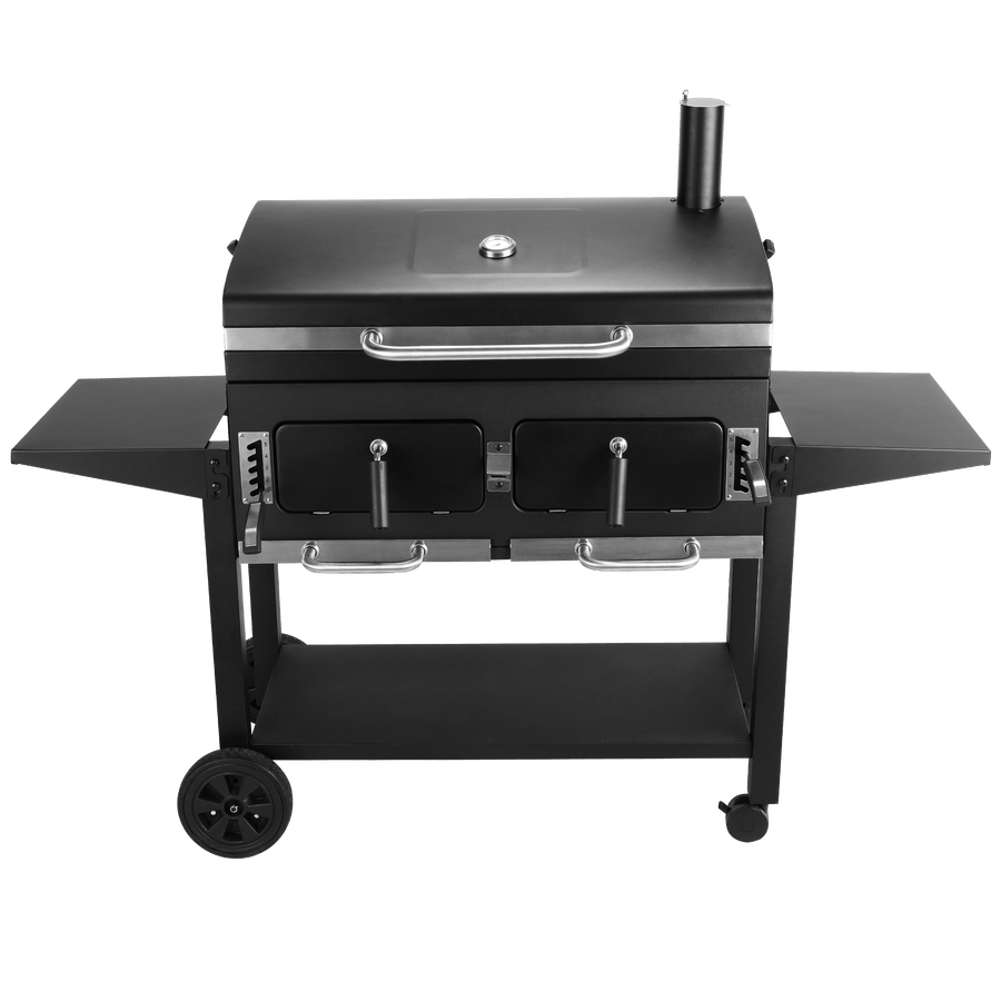 Bricocenter KING SIZE CHARCOAL BARBECUE With 2 independent burners