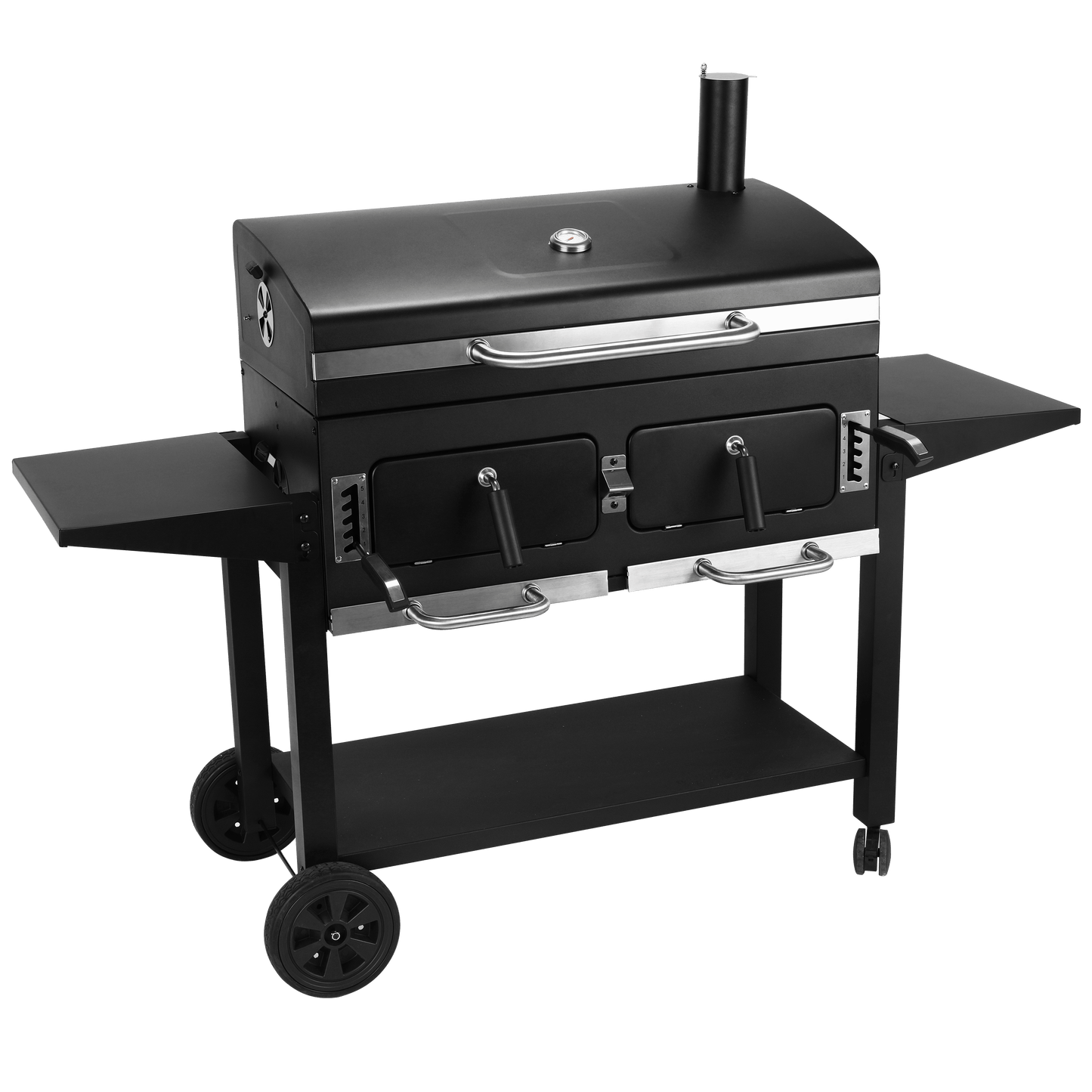 Bricocenter KING SIZE CHARCOAL BARBECUE With 2 independent burners