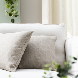 LENAYA LINEN ECRU PILLOW 45X45CM