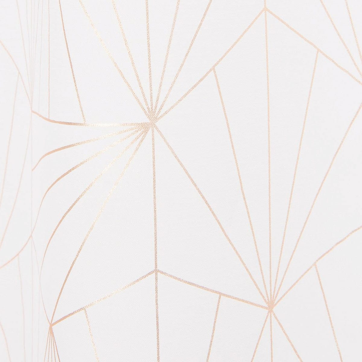 Bricocenter ARDA WHITE AND GOLD FILTER CURTAIN 140X280 CM WITH EYELETS