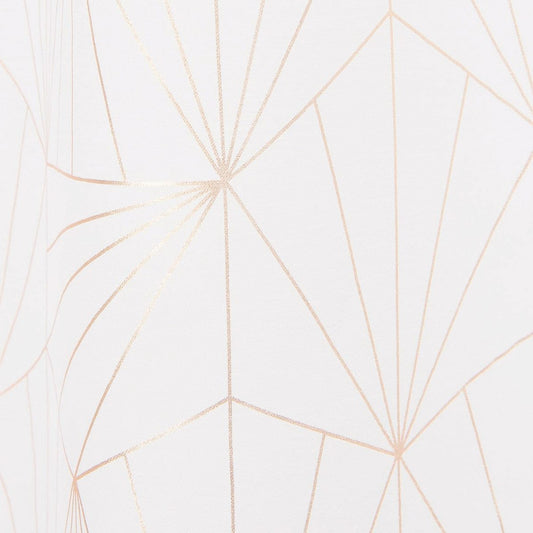 Bricocenter ARDA WHITE AND GOLD FILTER CURTAIN 140X280 CM WITH EYELETS