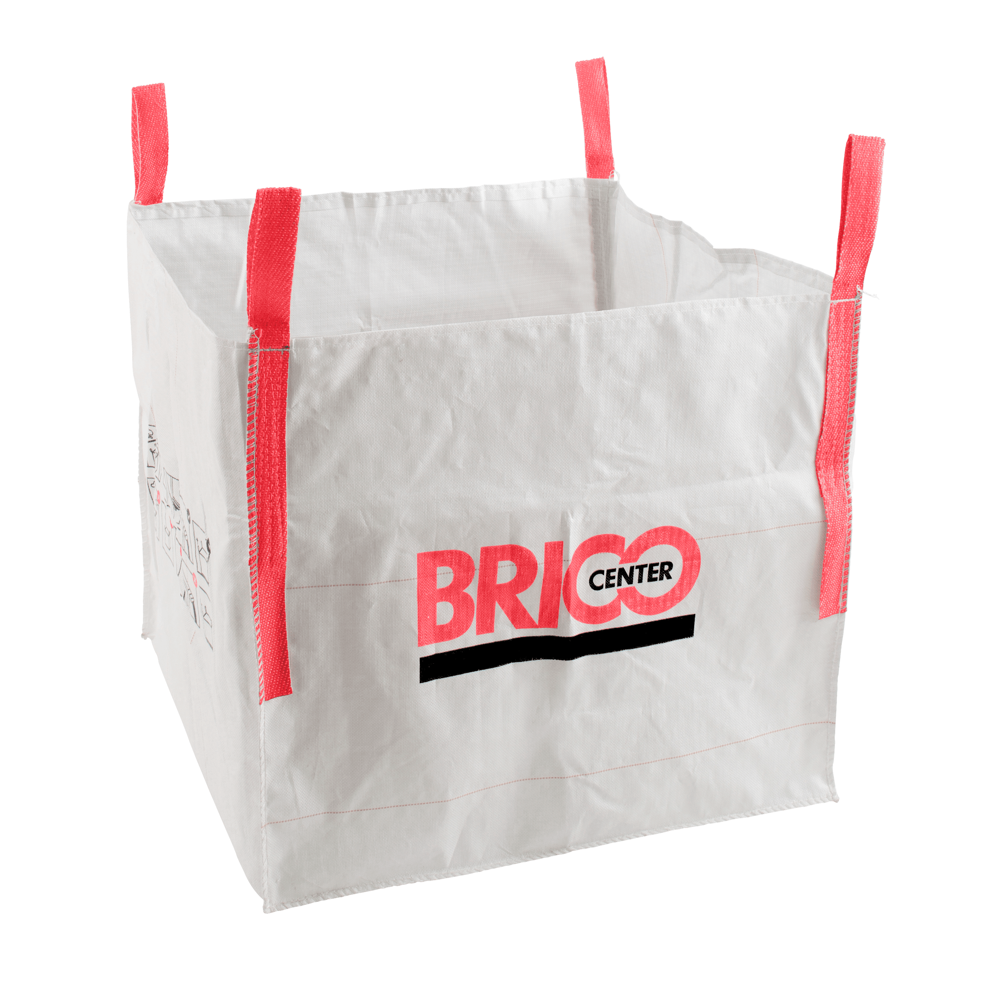 Bricocenter BIG BAG FOR RUBBLE 90X90X80CM BRICOCENTER 700KG 4 HANDLES