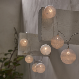 HINU SOLAR GARLAND 10 BALLS 3.4 M 20 LUMENS IP44