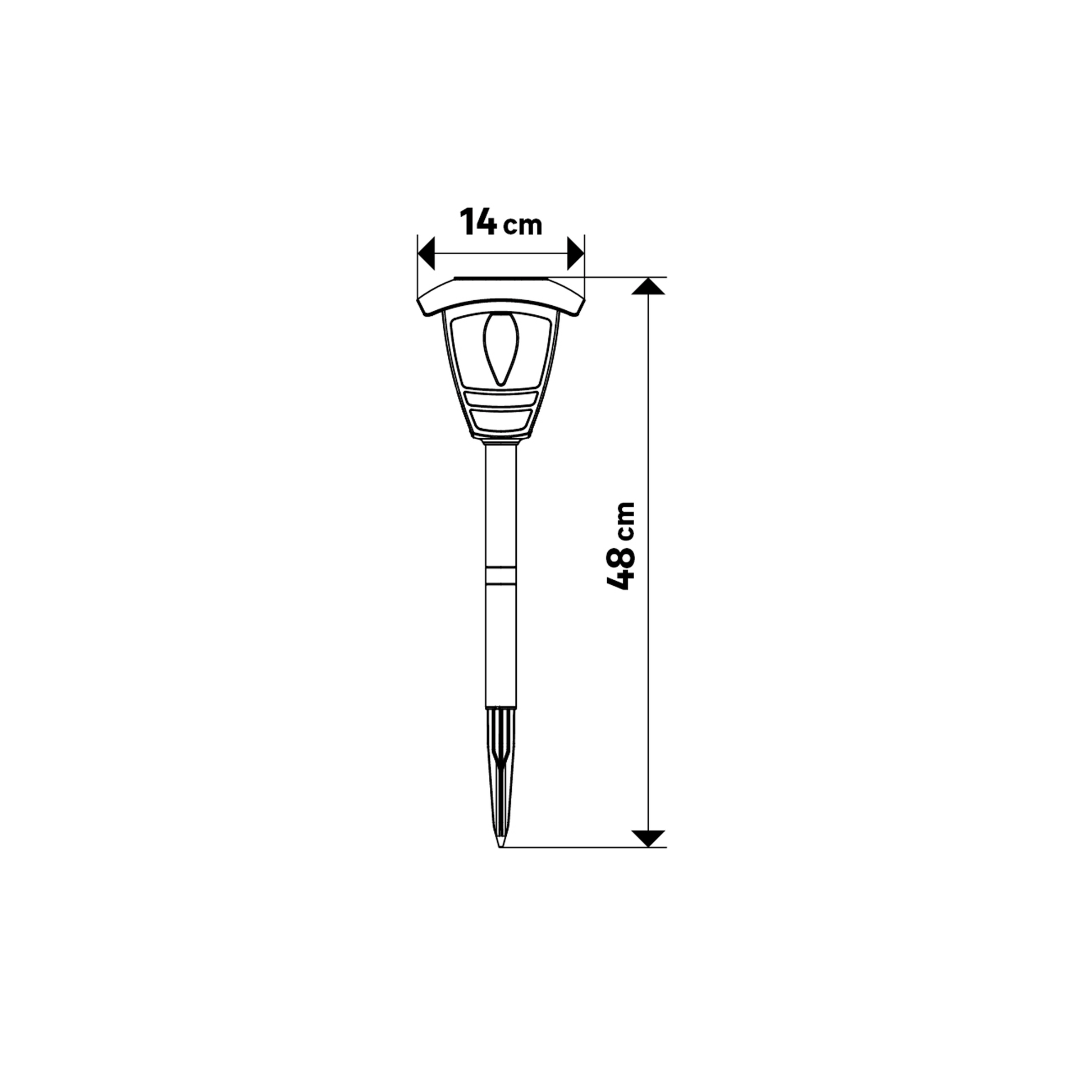 Bricocenter SOLAR PEG NEBI H48 CM 10LUMEN IP44