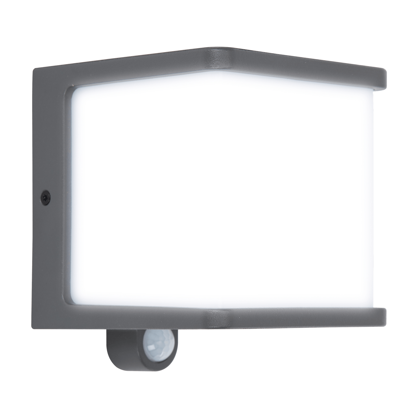 Bricocenter SOLAR WALL SCONCE TELIN ALUMINUM GRAY 11X11X13H LED 8W NATURAL LIGHT IP54