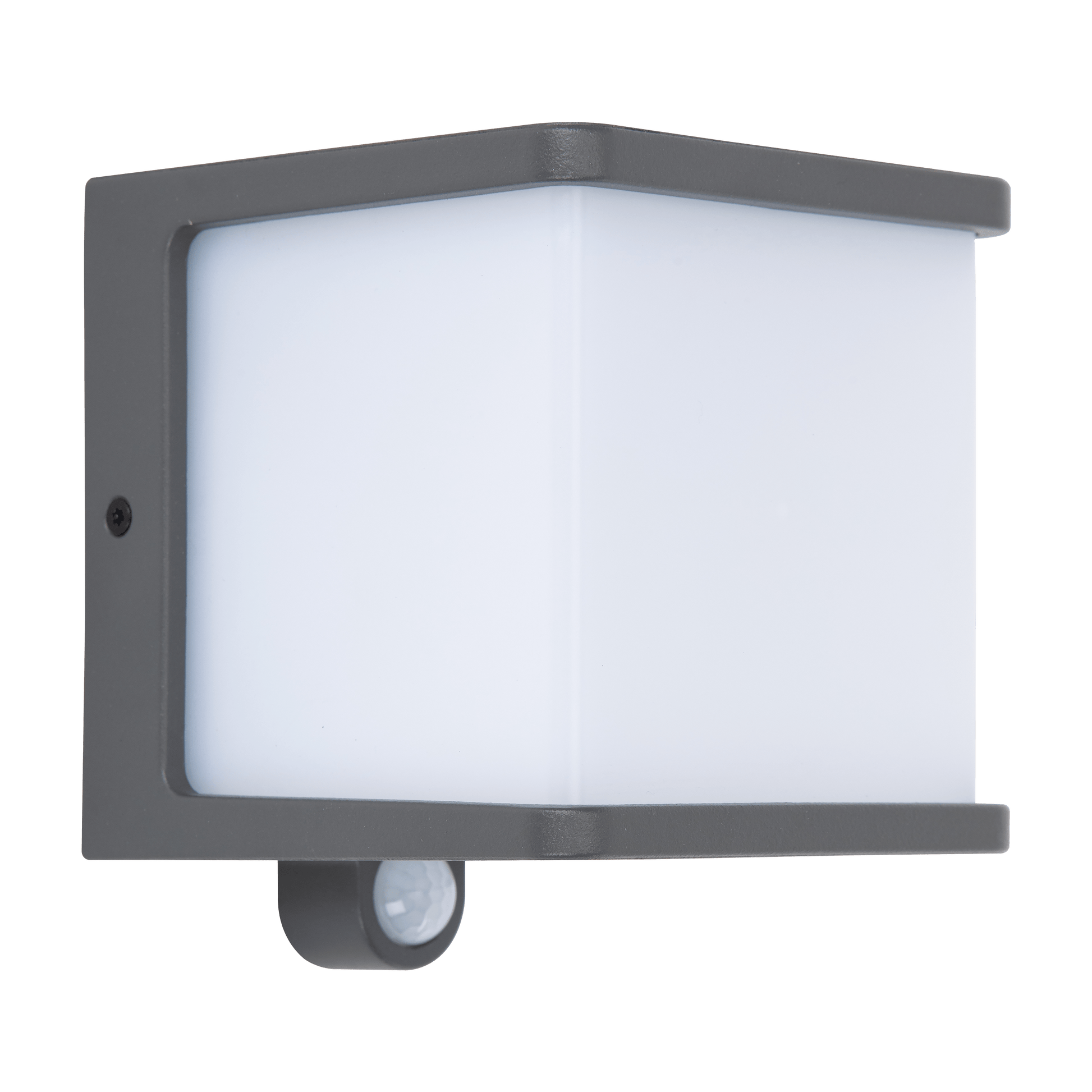 Bricocenter SOLAR WALL SCONCE TELIN ALUMINUM GRAY 11X11X13H LED 8W NATURAL LIGHT IP54