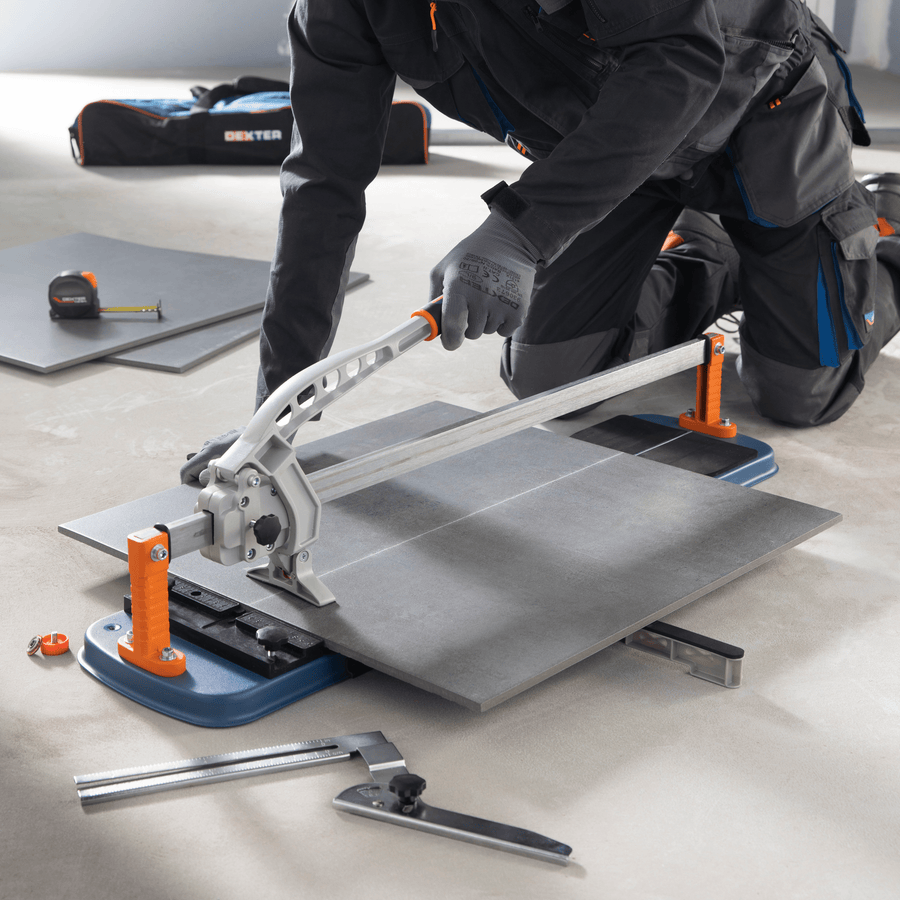 Dexter tile cutter, 73 cm, maximum cutting thickness 1.4 cm, pull-cut mechanism