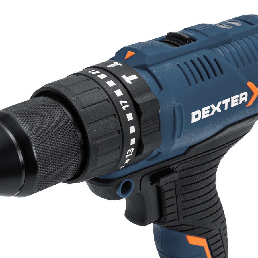 Bricocenter DEXTER CORDLESS DRILL/DRIVER 20 V 2 LITHIUM BATTERIES, 2.5 AH, WITH PERCUSSION