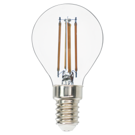 NATULIGHT LED BULB E14=40W SPHERE TRANSPARENT WARM LIGHT