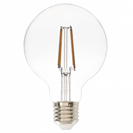 NATULIGHT LED BULB E27=60W GLOBE SMALL TRANSPARENT WARM LIGHT