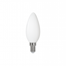 NATULIGHT LED BULB E14=40W CANDLE FROSTED NATURAL LIGHT