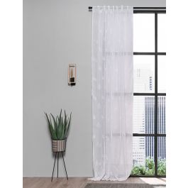 OPHELIE CURTAIN WHITE 140X280CM WEBBING AND CONCEALED LOOP