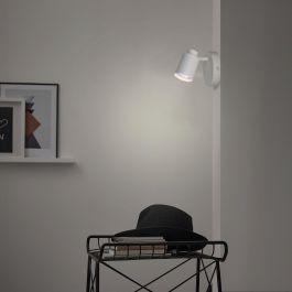TEKLA METAL WHITE GU10=50W SPOTLIGHT