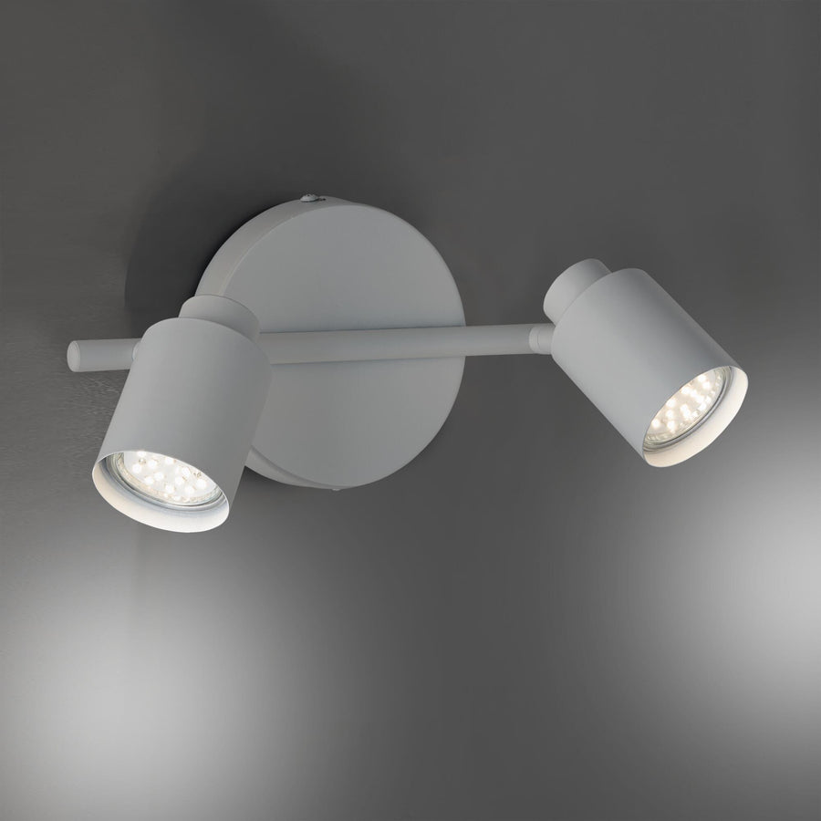 TEKLA METAL SPOTLIGHTS WHITE 2XGU10=50W